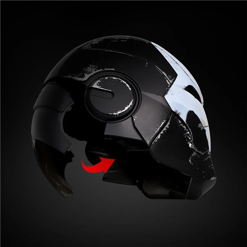 Iron Man War Machine Helmet Mask Wearable Halloween Gift Model Personality - Image 4 of 4