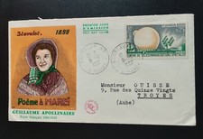 Enveloppe Premier Jour Timbre Plumeur-bodou 1962 N°1360 Oblitéré Bordeaux FDC