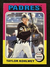 2024 Topps Heritage - Rookies #154 Taylor Kohlwey (MEM, RC)