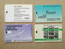 #486TK Telefonkarten Phone Deutschland K Karte 4 Stk Dummy ohne chip Test sample