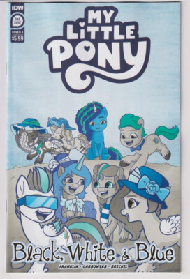 MY LITTLE PONY BLACK WHITE & BLUE #1 (IDW 2023) ''NEW UNREAD''