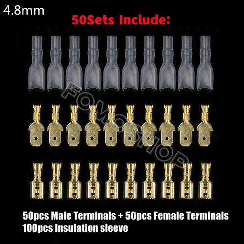 360/900X Assortment Spade Crimp Terminal Electrical Wire Connectors Or Plier Kit - Picture 38 of 42