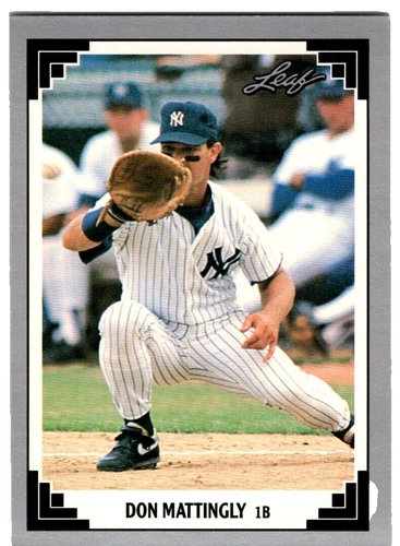 Leaf Don Mattingly Baseball Sports Trading Cards