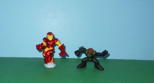 Marvel Super Hero Squad Iron Man Blast Off Waist Twist Figure & New Green Goblin - Picture 1 of 1