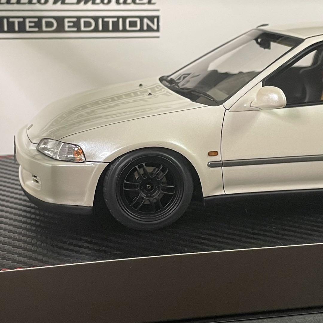 ignition model IG3041 1/18 Honda CIVIC (EG6) Pearl White ignition model IG3041 1/18 Honda CIVIC (EG6) Pearl White