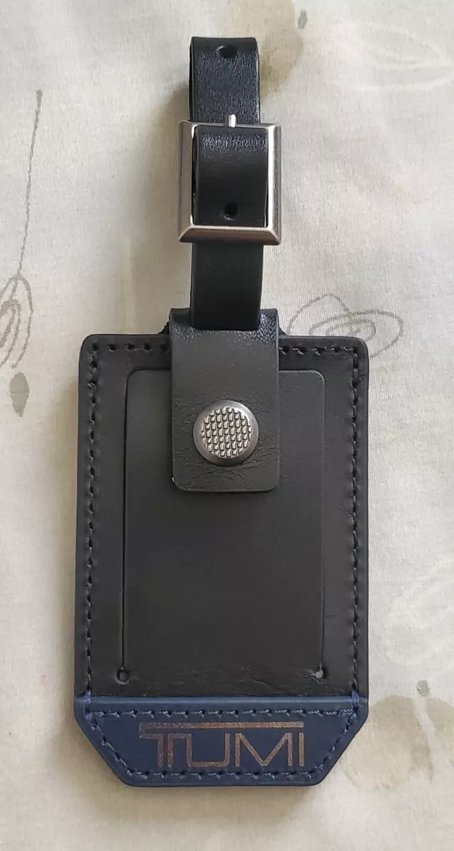 Tumi bag top name tag