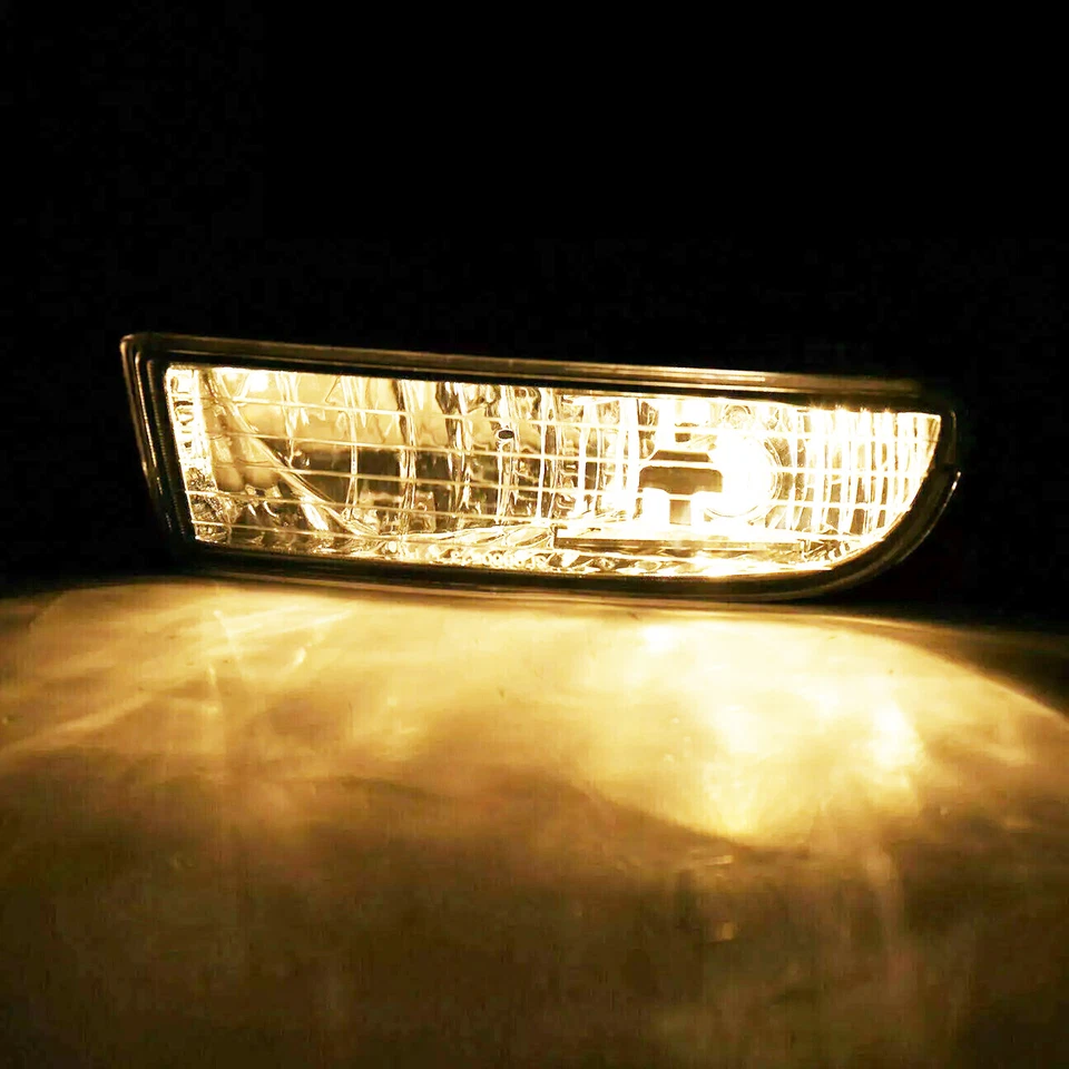 Luz antiniebla parachoques lente transparente Fit 1997-2001 Honda Prelude 97-01 con par de cables Foto 3 de 4