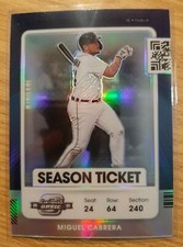 2021 PANINI CONTENDERS OPTIC HOLO MIGUEL CABRERA #76 DETROIT TIGERS