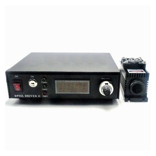 505nm 50mW Grasgrü Laser Punkt Modul + TTL / Analog + TEC + PS-II Labor Netzteil - Picture 3 of 8