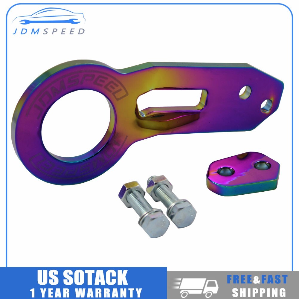 NEO CHROM CNC Billet Aluminum JDM Racing Rear Tow Hook Kit Anodized