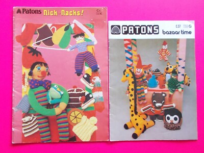 PATONS - NICK NACKS! C41 BAZAAR TIME C 37 - TOYS DOLLS TEA COSY - HAND KNITTING