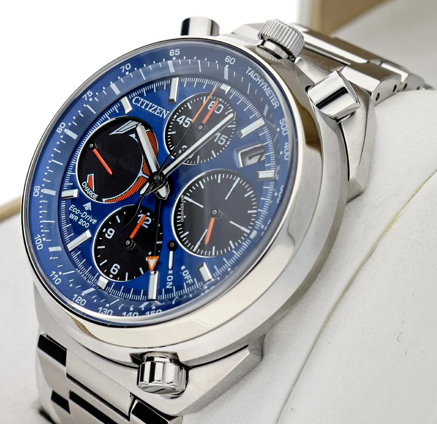 Buy Citizen Promaster Tsuno Eco-Drive Chronograph Blue Dial Men's Watch  AV0070-57L Online in Macao. 394037873755