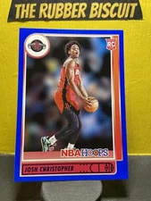 Rc Josh Christopher #214 2021-22 Hoops } Blue Houston Rockets