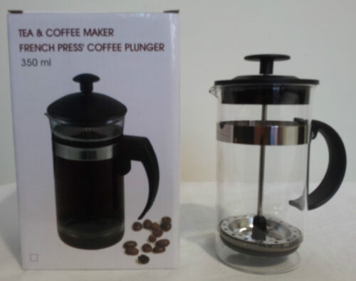 'French Press' 350ml Tea & Coffee Maker/Coffee Plunger - Picture 1 of 3