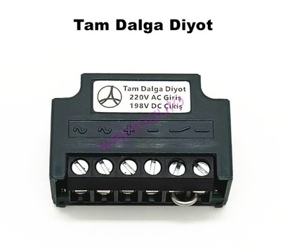 Tam Dalga Diyot 220V AC Giris 198V DC Cikis full-wave Brake Rectifier Module