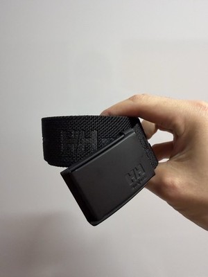 Helly Hansen Workwear Black Adjustable Buckle Men's Work Belt Logo Outdoor