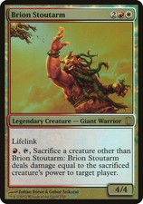 Brion Stoutarm (Oversized) [Commander's Arsenal Oversized] Foil Near Mint MTG
