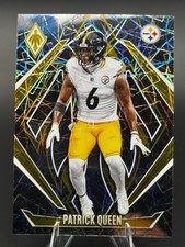 2024 Panini Phoenix Parallel Patrick Queen Steelers #117 Football Card