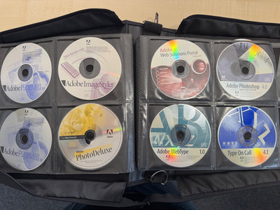 Adobe Vintage Software Sammlung für Apple Macintosh SELTEN RARE nur Datenträger