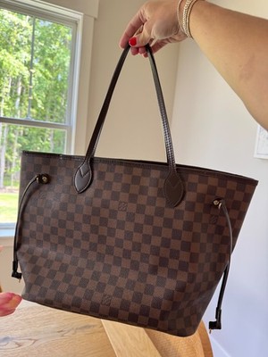 Louis Vuitton Neverfull Tote MM Brown Canvas
