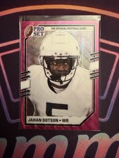 2022 Leaf Pro Set Draft Metal Jahan Dotson #PSP-JD2 Pink Wave (RC)