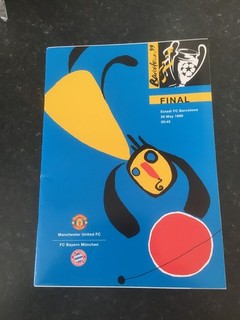 1999 Champions League Final Manchester United v Bayern Munich MINT CONDITION