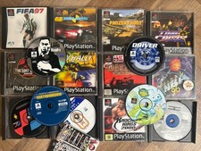 Sony PS1 Games Job Lot Bundle x16 - Panzer Front, Driver, Total Drivin + Loose