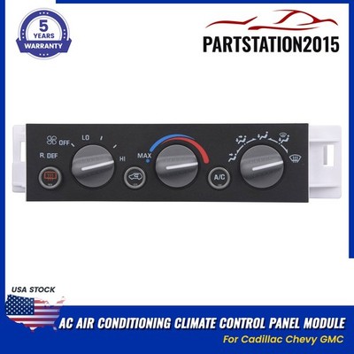 AC Air Conditioning Climate Control Panel Module For GMC Cadillac Chevy 96-2000