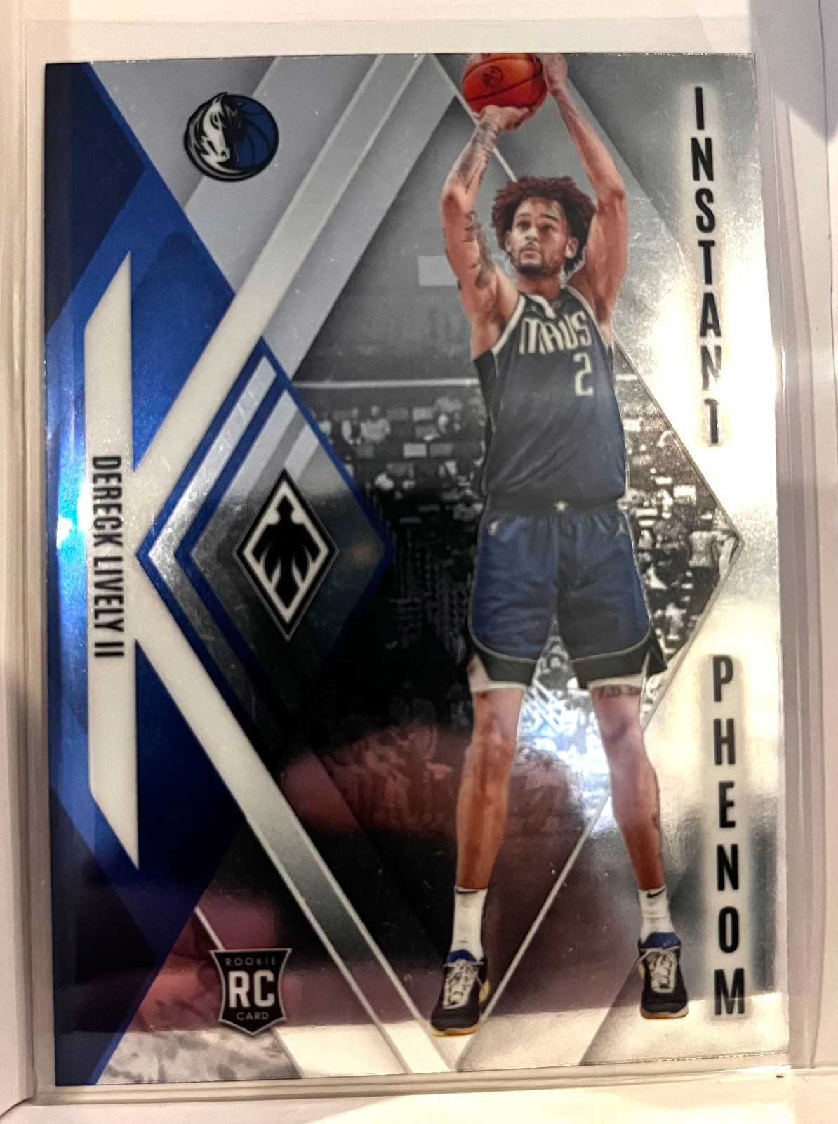 2023-24 Panini Phoenix - Instant Phenom Dereck Lively #19 Silver (RC)