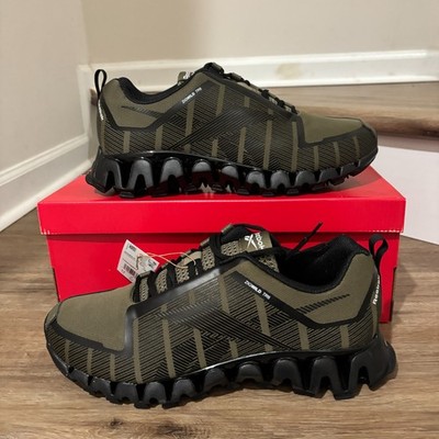 Reebok Army Green Black Zigwild TR 6 Running ZigTech Trail mens shoe 100038907