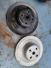 1969-75 Chevy Bbc Sbc Water Pump Pulley Lot Of 2 3932402 1969-75 Chevy Bbc Sbc Water Pump Pulley Lot Of 2 3932402