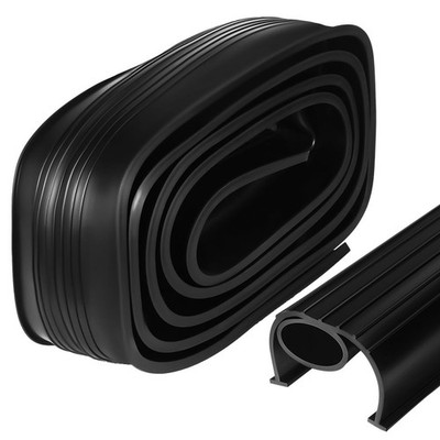 Hemobllo 10ft Garage Door Bottom Seal - Heavy Duty EPDM Rubber Weatherproofing S