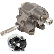 Borgeson Quick Ratio Manual Steering Gear Box w/ Coupler For Chevy Pontiac