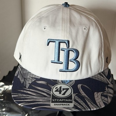 NEW Tampa Bay Rays  47 x Hurley Mens Captain Snapback Tropical Sample Hat MLB