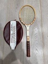 Vintage Wilson The Jack Kramer Autograph Wooden Tennis Racket Made In USA