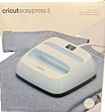 CRICUT EASY PRESS 3, 9in x 9in,SMART HEAT PRESS, NEW, OPEN BOX,(BR3)