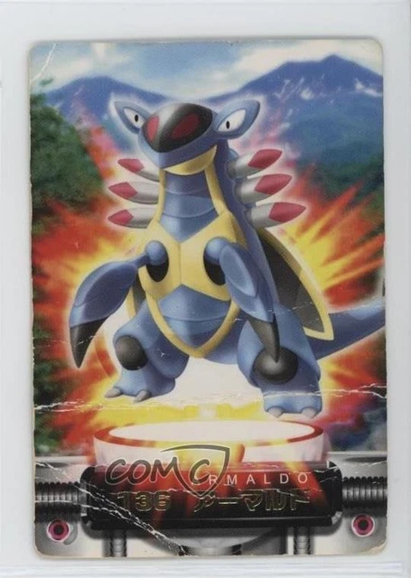 Armaldo Bandai Carddass Pokemon Zukan Advanced Generation #136 2002
