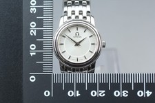 Vintage Omega De Ville Prestige Cal.1456 Silver 22mm Quartz Women's Watch JAPAN 9