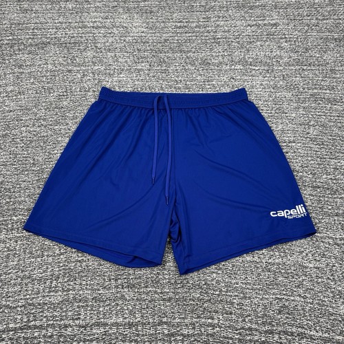 Capelli Shorts Mens Medium Blue Sport Soccer Drawstring CS-Dry Training Running - Picture 1 of 10