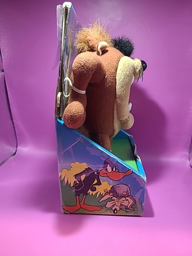 Vintage Classic Tasmanian Devil-1994 Looney Tunes Tyco Plush, in Original Box - Picture 7 of 9
