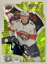 2021-22 UD Allure - Anton Lundell RC #105 Green Rainbow/99. Lowest $ On eBay!!