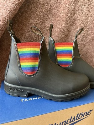 Blundstone Pride Edition Leather Chelsea Boots Mens 9 Black  display picture 1