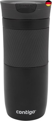 Contigo Thermobecher Byron Snapseal, Edelstahl Isolierbecher, Kaffebecher to