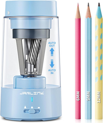 Fully Automatic Rechargeable Electric Pencil Sharpener | 3 Adjustable Sharpness