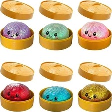 Below Mystery Squishy Bun Dumpling RARE GLITTER Limited Edition