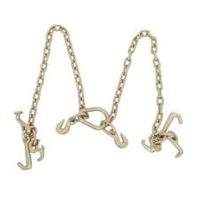 G70 V-Chain Bridle w/RTJ Cluster Hooks  Grab Hooks, 36 Tow Chain 5400LBS