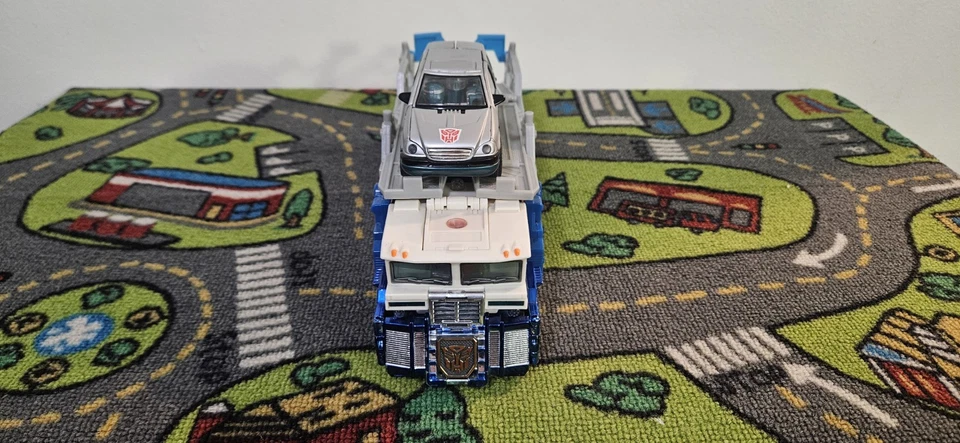 Hasbro Transformers Robots In Disguise Super Class Ultra Magnus 2001 ¡con X-Brawn! Foto 2 de 4