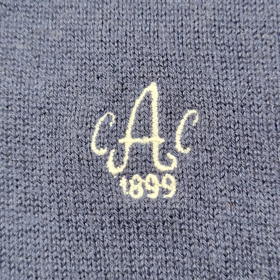 Мужской свитер-жилет Polo Ralph Lauren для гольфа темно-синий логотип Augusta Country Club размер XL  - Изображение 2 из 4