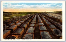 K42/ Proctor Utah Postcard c1910 Iron Ore Railroad Cars DM&N Railroad  85