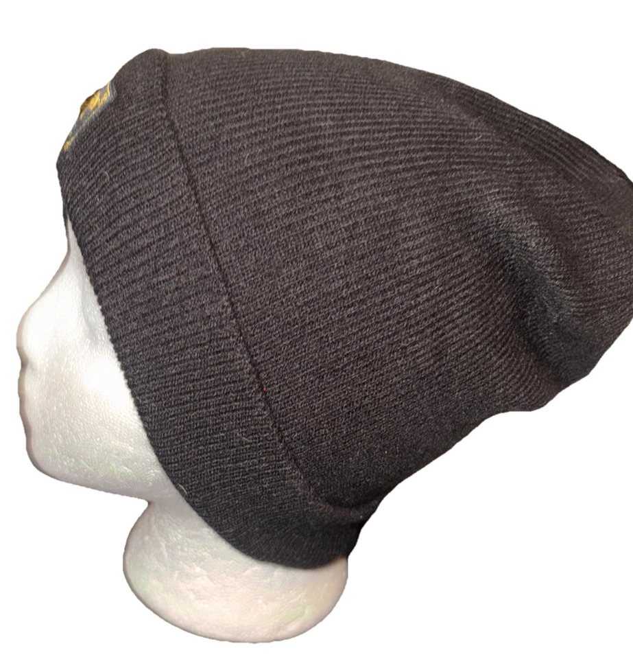 Gorro de invierno tejido negro Burton Durable Goods hecho en Vermont desde 1977 Foto 4 de 4